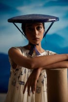 Mignon Pleated Neck Dress view 1