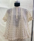 Red Blue Check Panel Top With Sleeve view 5