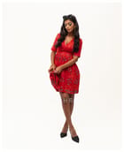 Red Jasmine Short Dress view 1