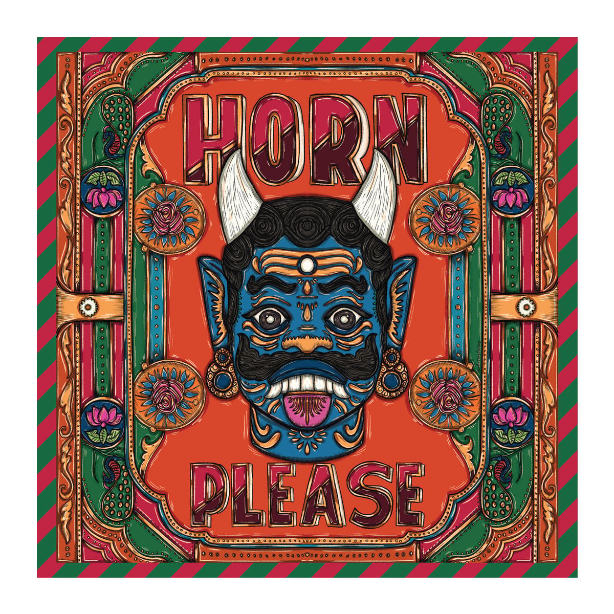 Horn Please Saree - image 6