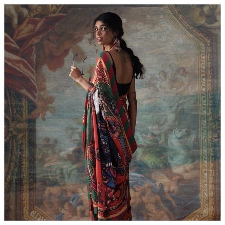 Horn Please Saree - image 7