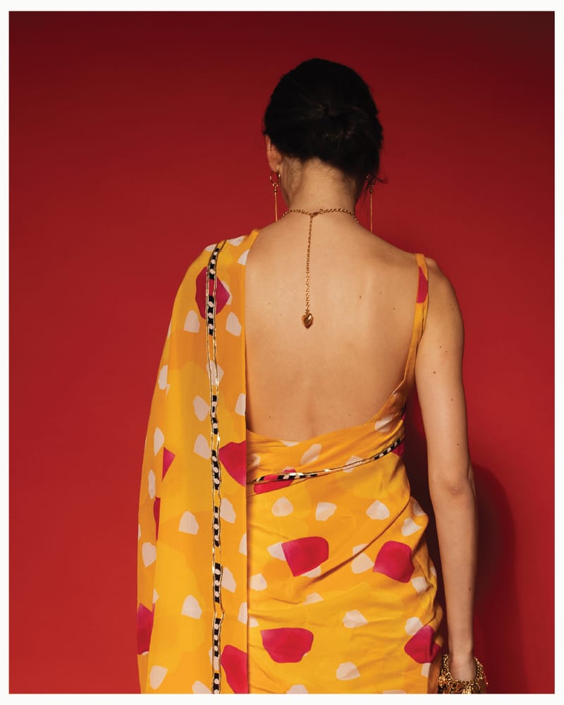Manjal Blouse Top