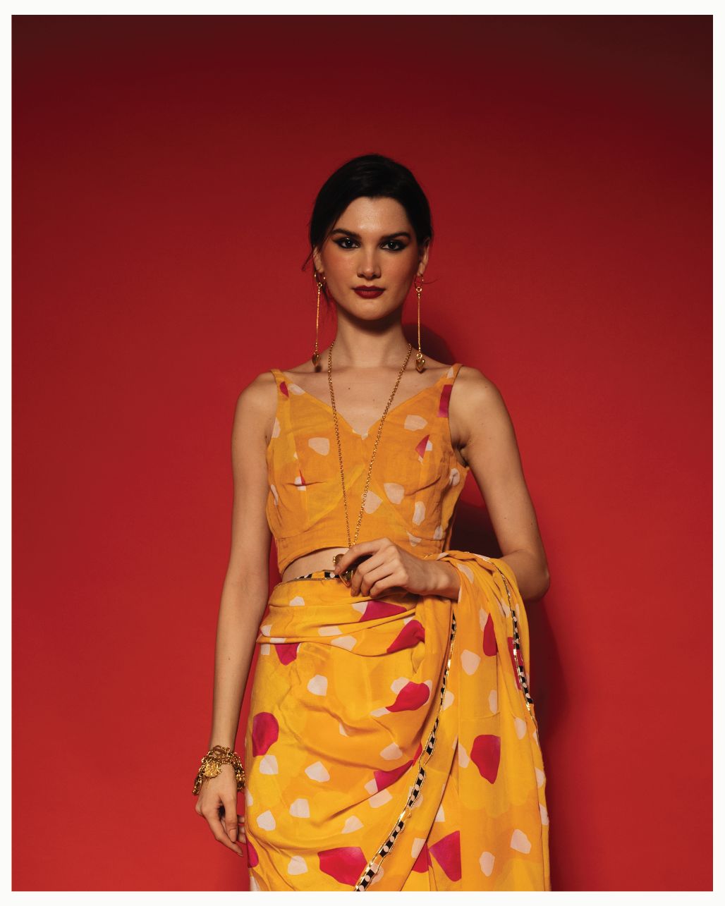 Manjal Blouse Top - image 3