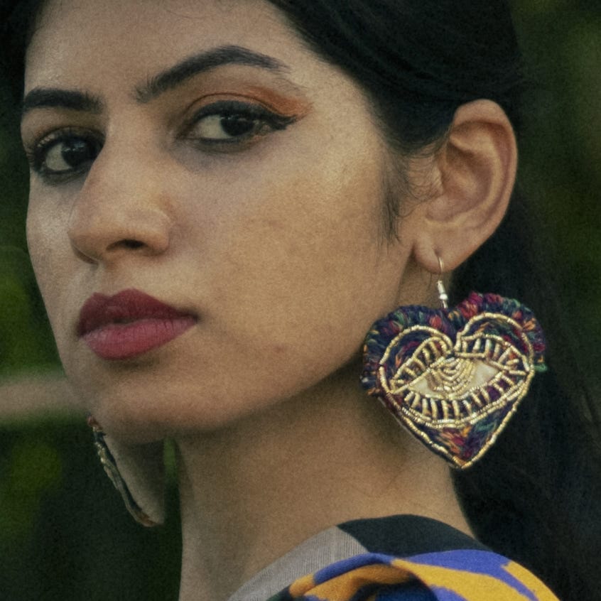 Night Heart Earrings - image 4