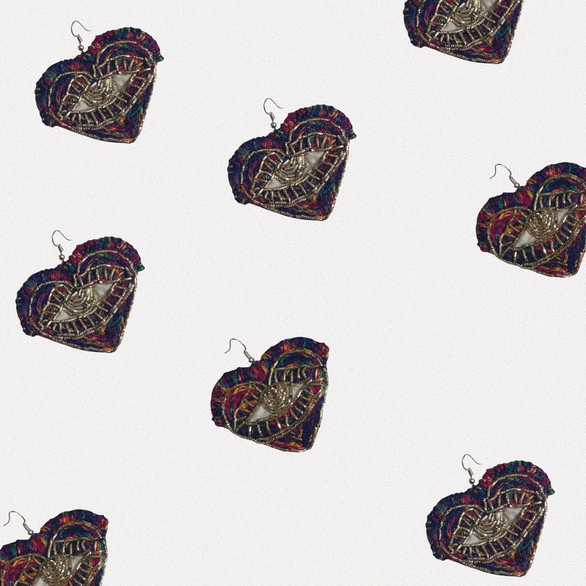Night Heart Earrings - image 5