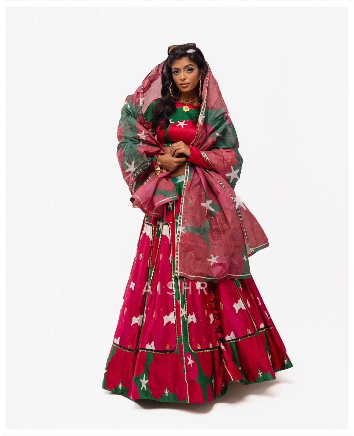 Paneer Rose Lehenga - image 1