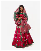 Paneer Rose Lehenga view 1