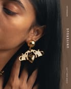Wild Cat Earrings view 8