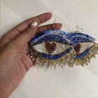 Big Blue Eye Earrings view 6