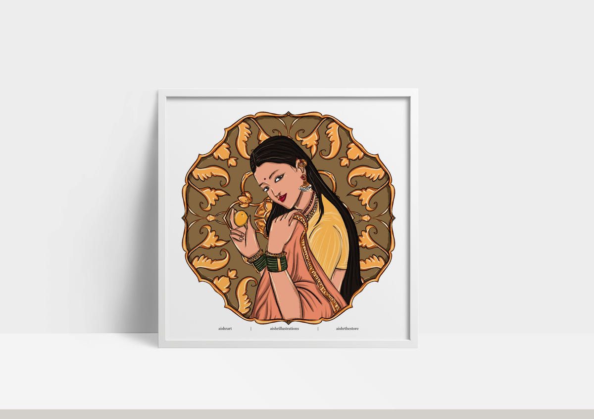 Woman Holding A Fruit - image 1