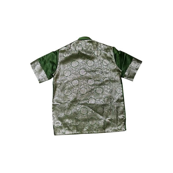 AISHR The Store — Green Brocade Shirt