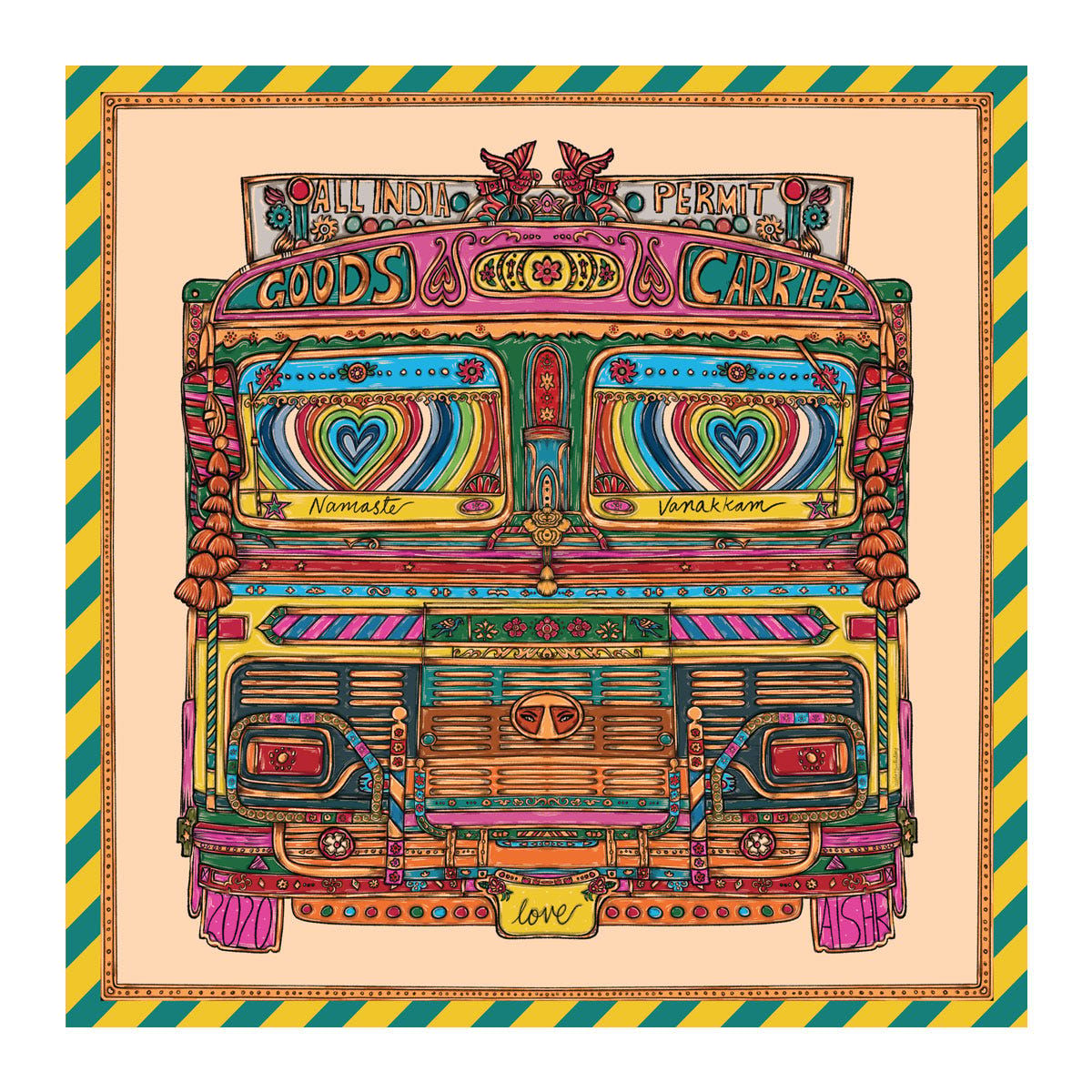 Goods Carrier 48in x 48in Scarf - image 2