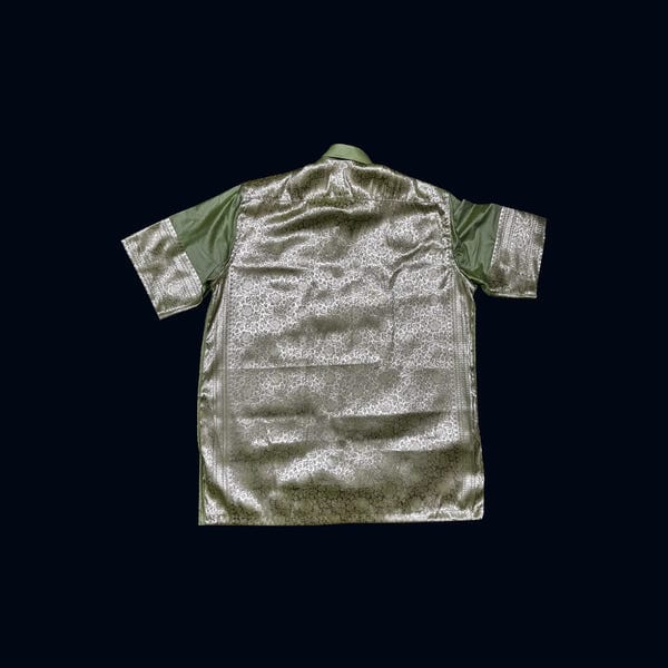 AISHR The Store — A Different Green Brocade Shirt