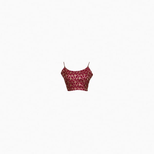AISHR The Store — Rosa Brocade Top