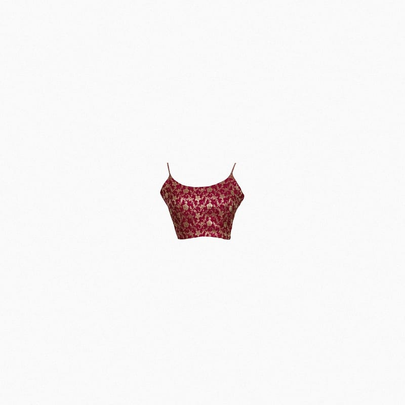Rosa Brocade Top