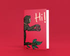 Hi Greeting Card view 1