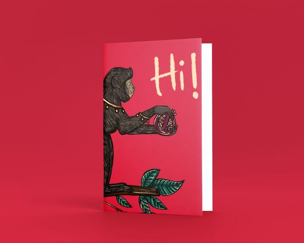 AISHR The Store — Hi Greeting Card