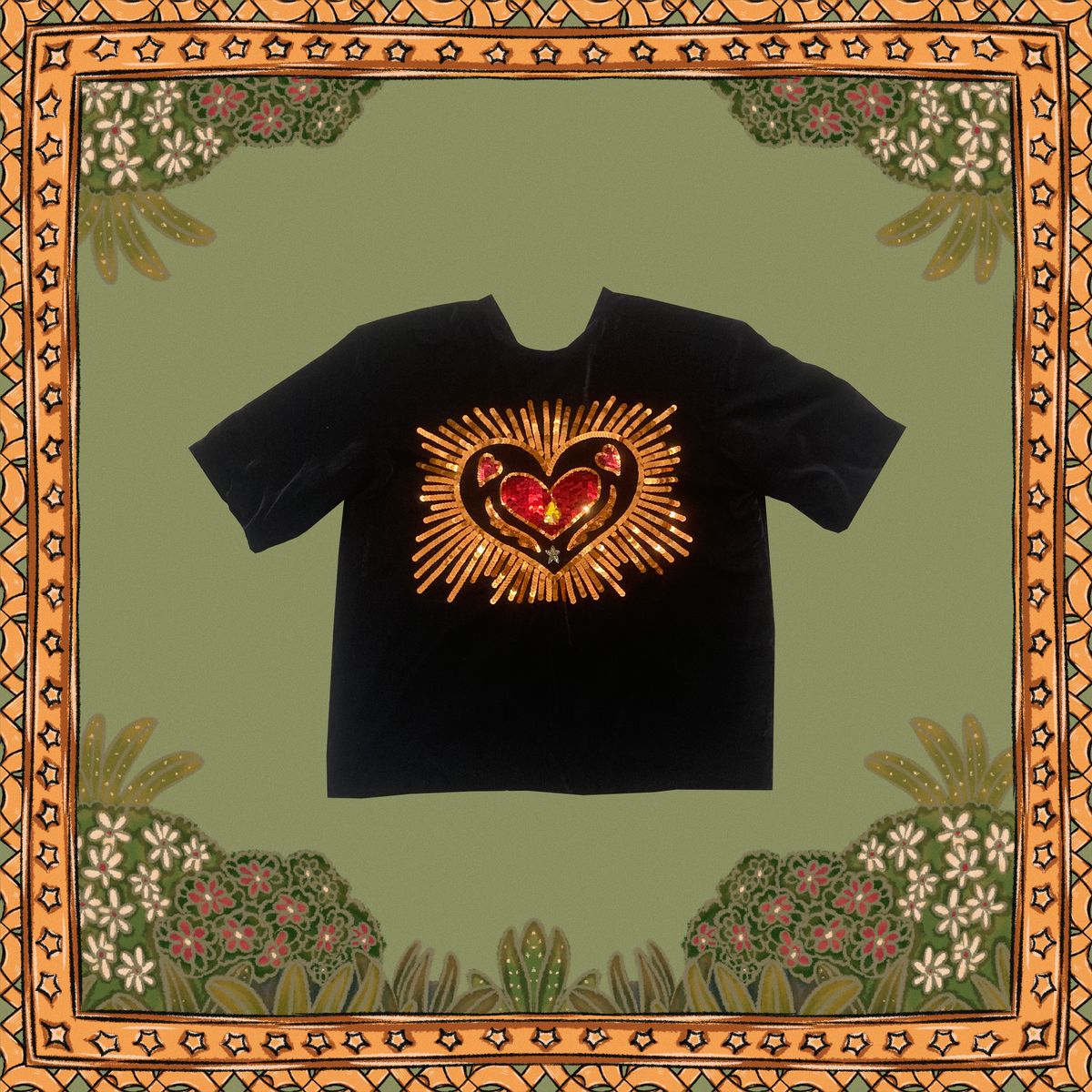 My Flaming Heart Top - Unisex - image 10