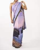 Sky Land Saree view 3