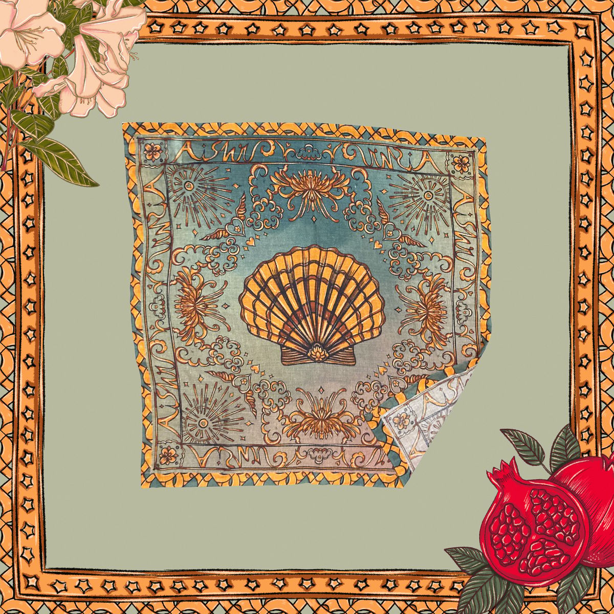 Dreamy Seashell Petit Scarf - image 1