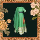 Gorgeous Green Lehenga view 1