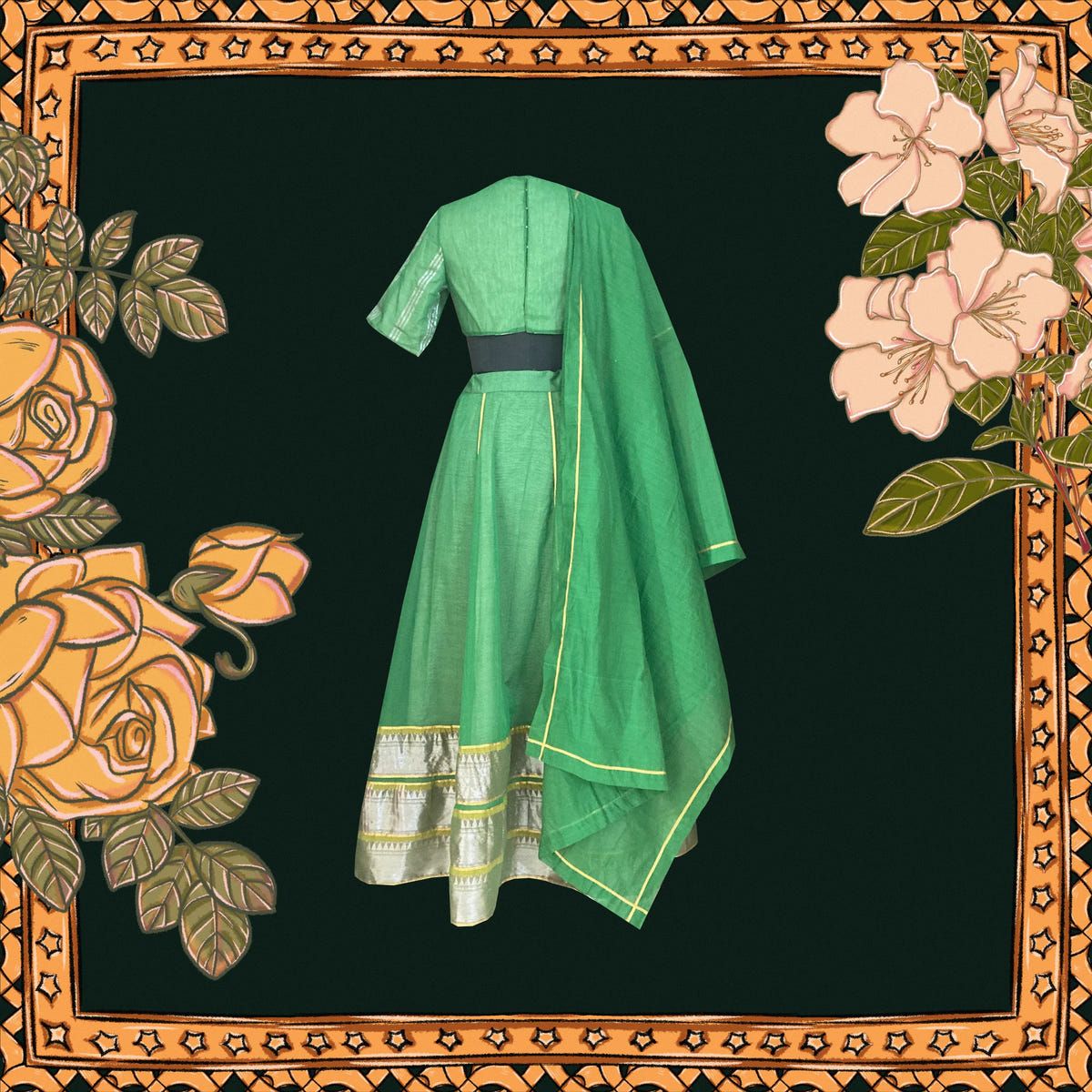 Gorgeous Green Lehenga - image 3