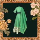 Gorgeous Green Lehenga view 3