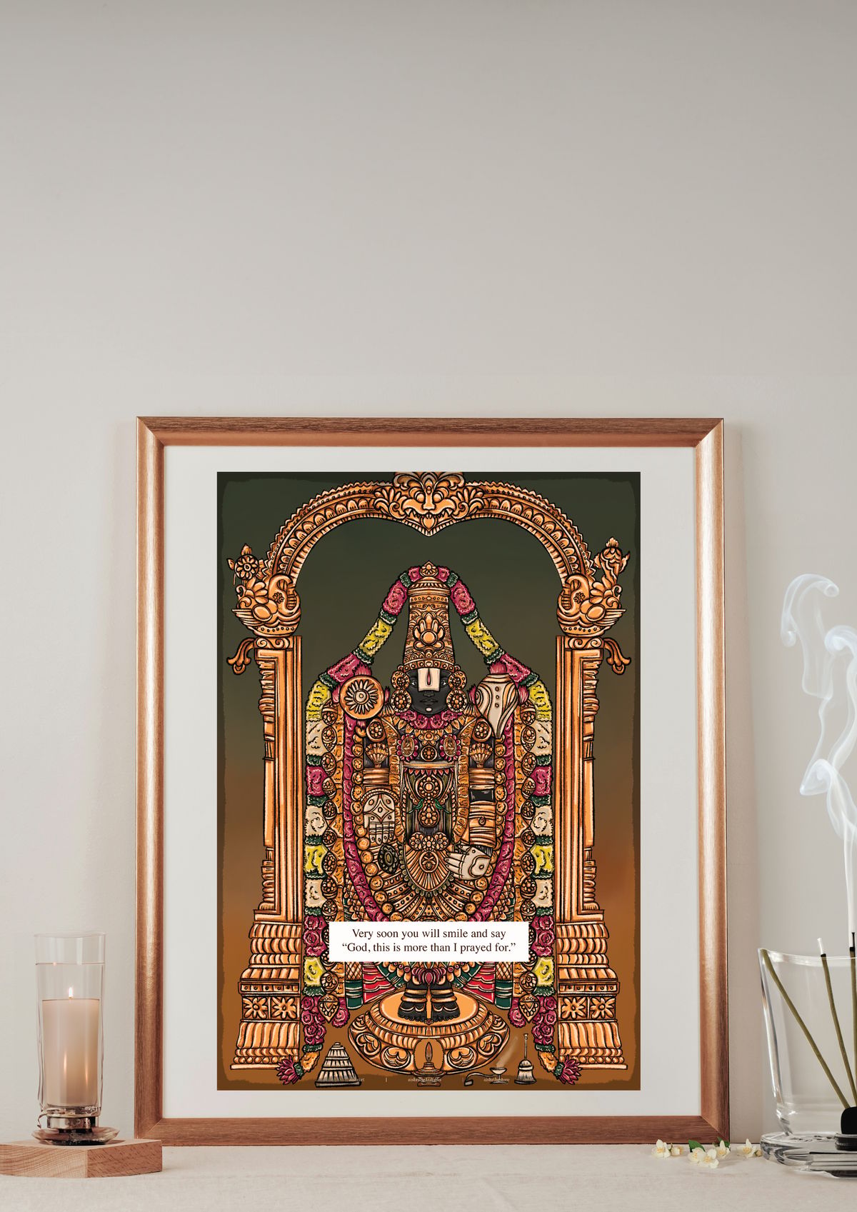Lord Venkateswara: Msg: Very soon you will smile and say “God this is more than I prayed for” - image 1