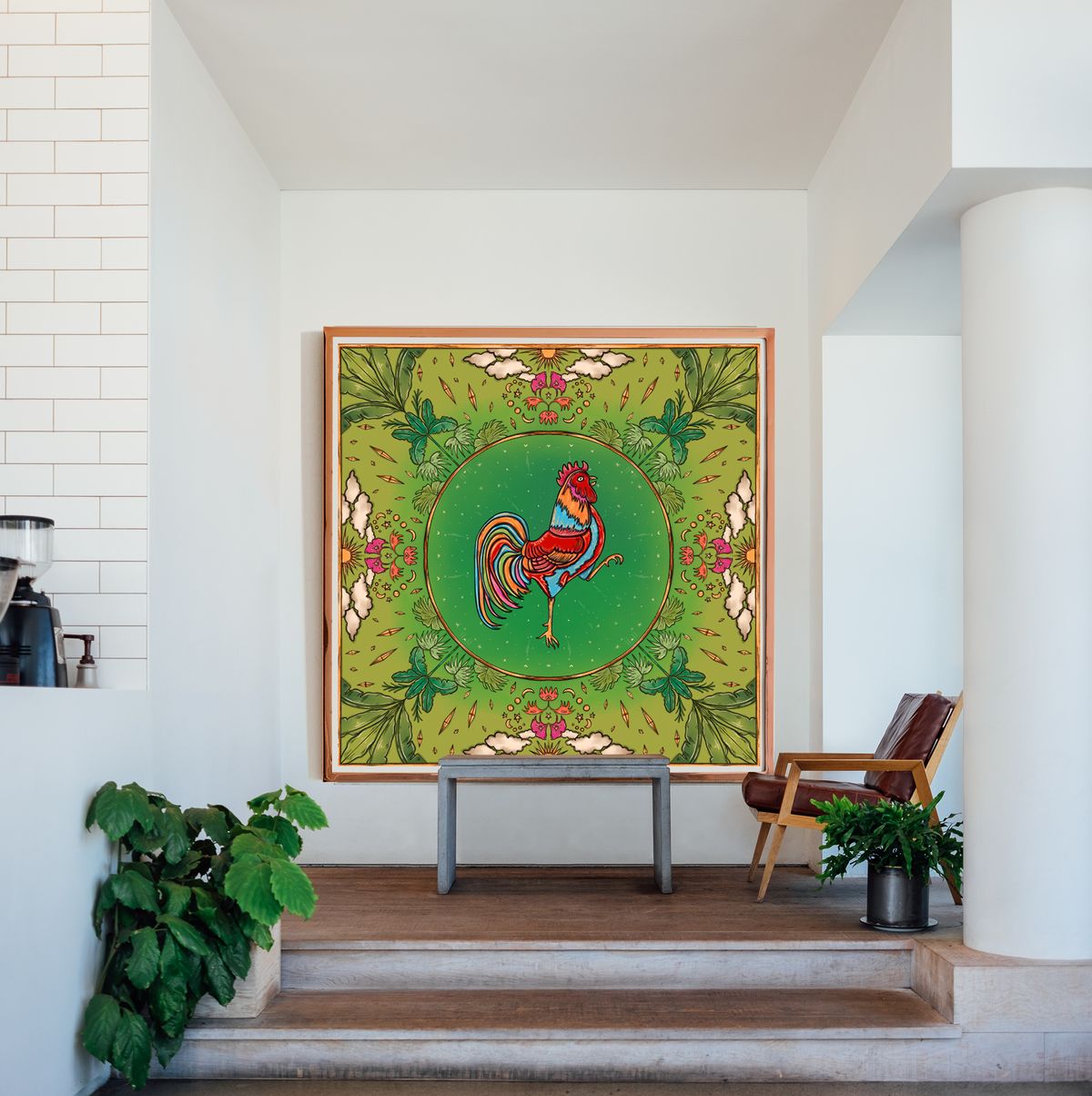 Year of the Rooster 4ft x 4ft - image 1