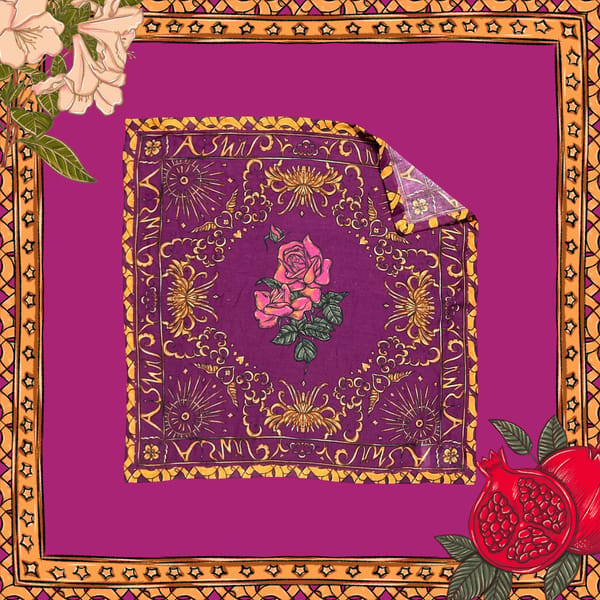AISHR The Store — Pink Rose Petit Scarf
