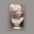 Pink Sky Eye Earrings view 1