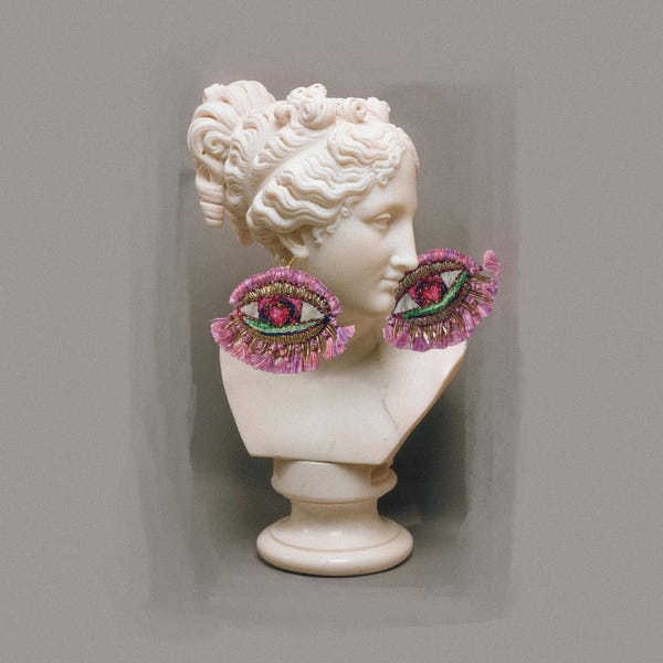 AISHR The Store — Pink Sky Eye Earrings