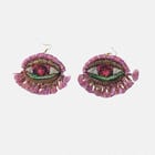 Pink Sky Eye Earrings view 2