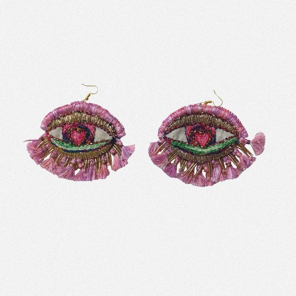 AISHR The Store — Pink Sky Eye Earrings