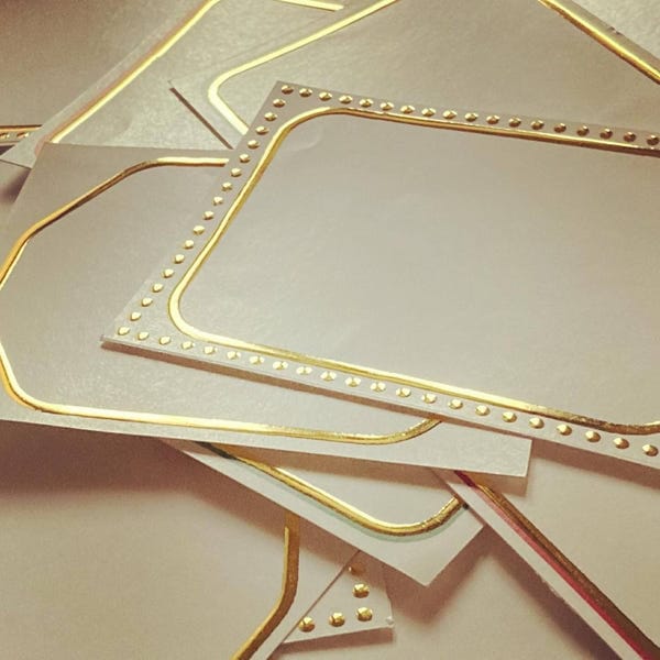 AISHR The Store — Gold Foiled Labels