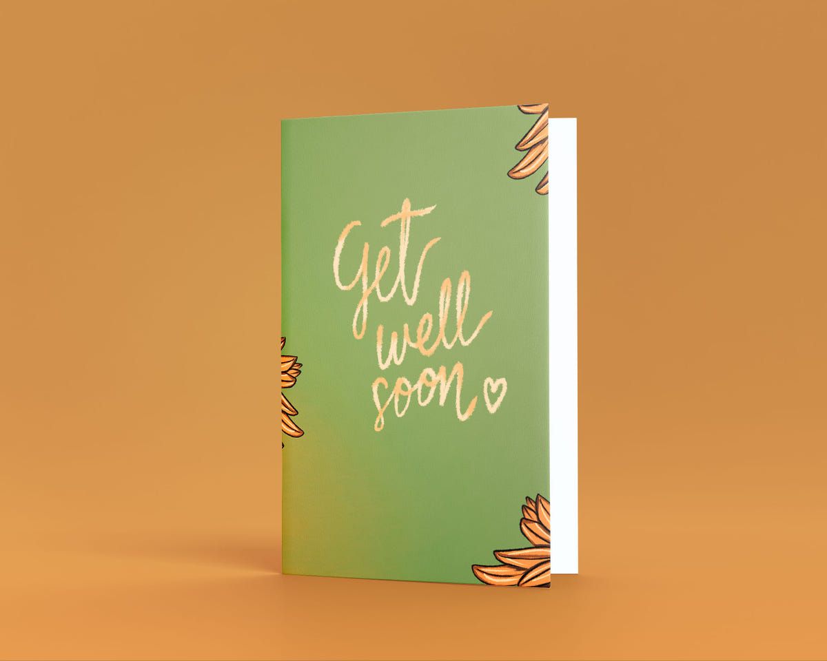 Get Well Soon Greeting Card - image 1