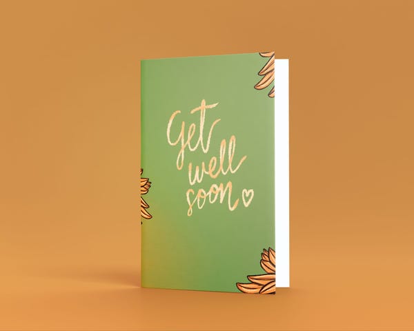 AISHR The Store — Get Well Soon Greeting Card