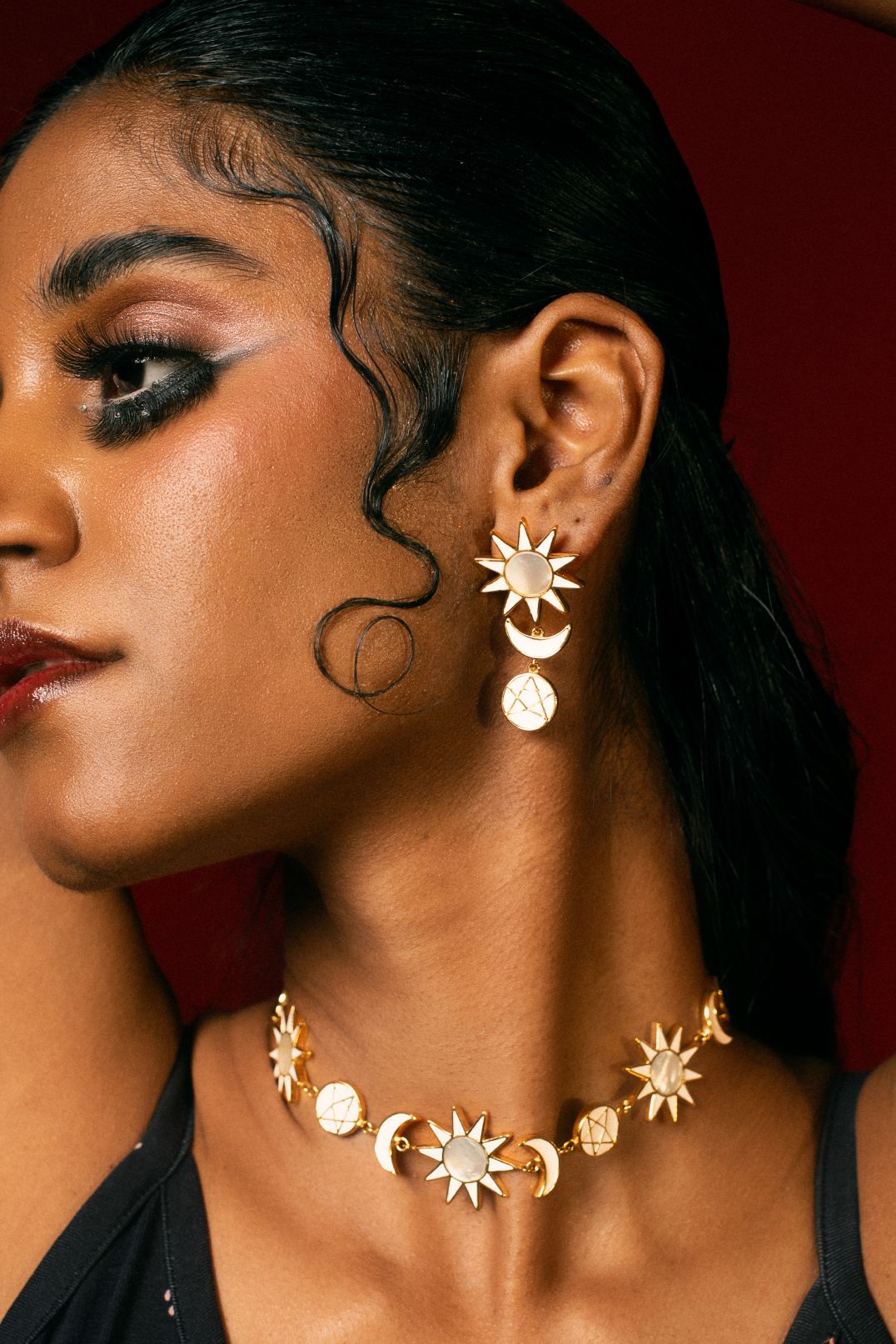 Sun Moon Money Neckpiece - image 4