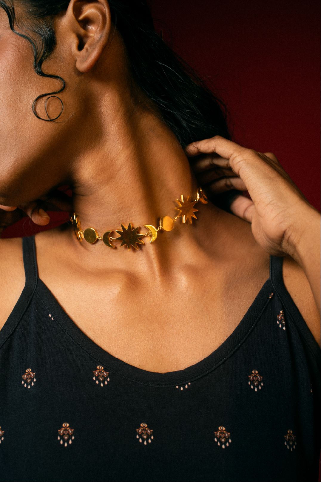 Sun Moon Money Neckpiece - image 5