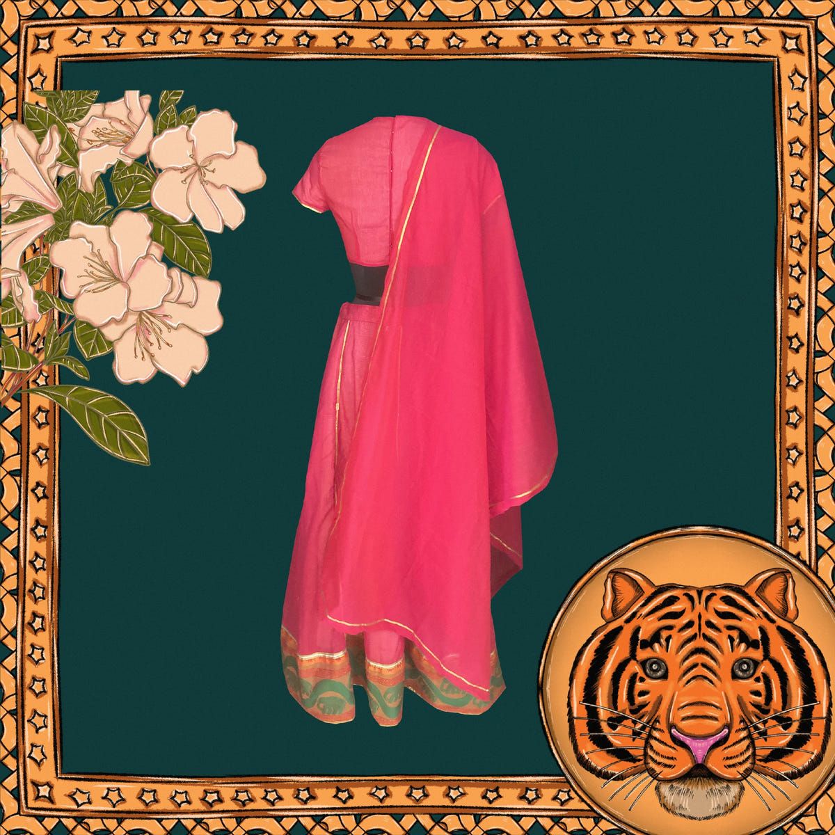 Charming Red Lehenga - image 2