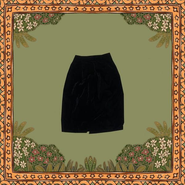 AISHR The Store — Velvy Black Mini Skirt