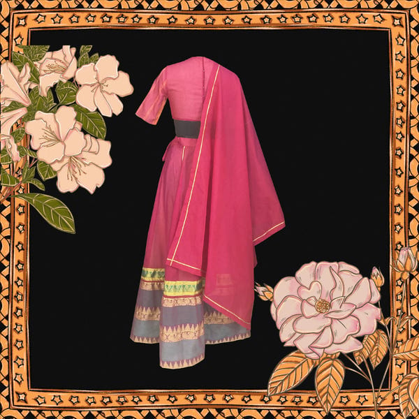 AISHR The Store — Gorgu Red Lehenga
