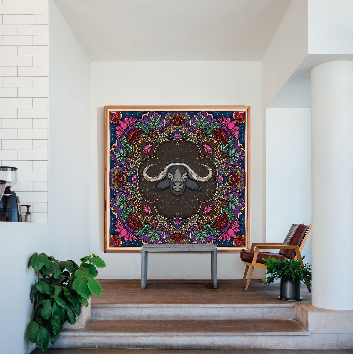 Year of the Ox 4ft x 4ft - image 1