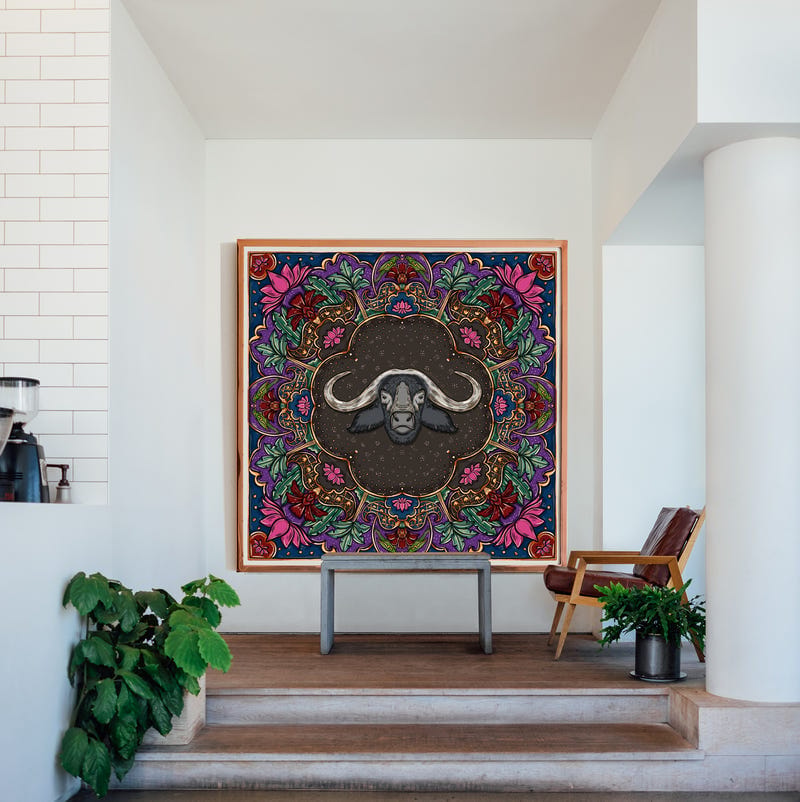 Year of the Ox 4ft x 4ft