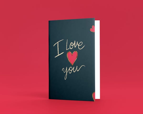 AISHR The Store — I Love You Greeting Card