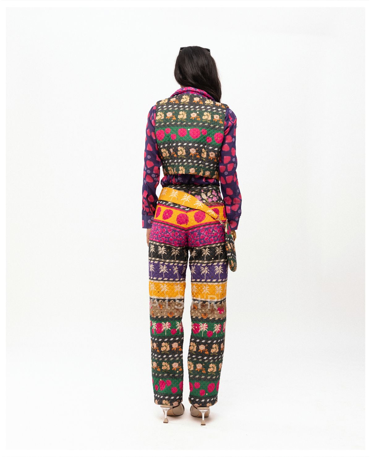 Ooty Roja Shirt with Power Quilted Pants and Power Quilted Vest Set - image 2