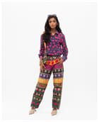 Ooty Roja Shirt with Power Quilted Pants and Power Quilted Vest Set view 3