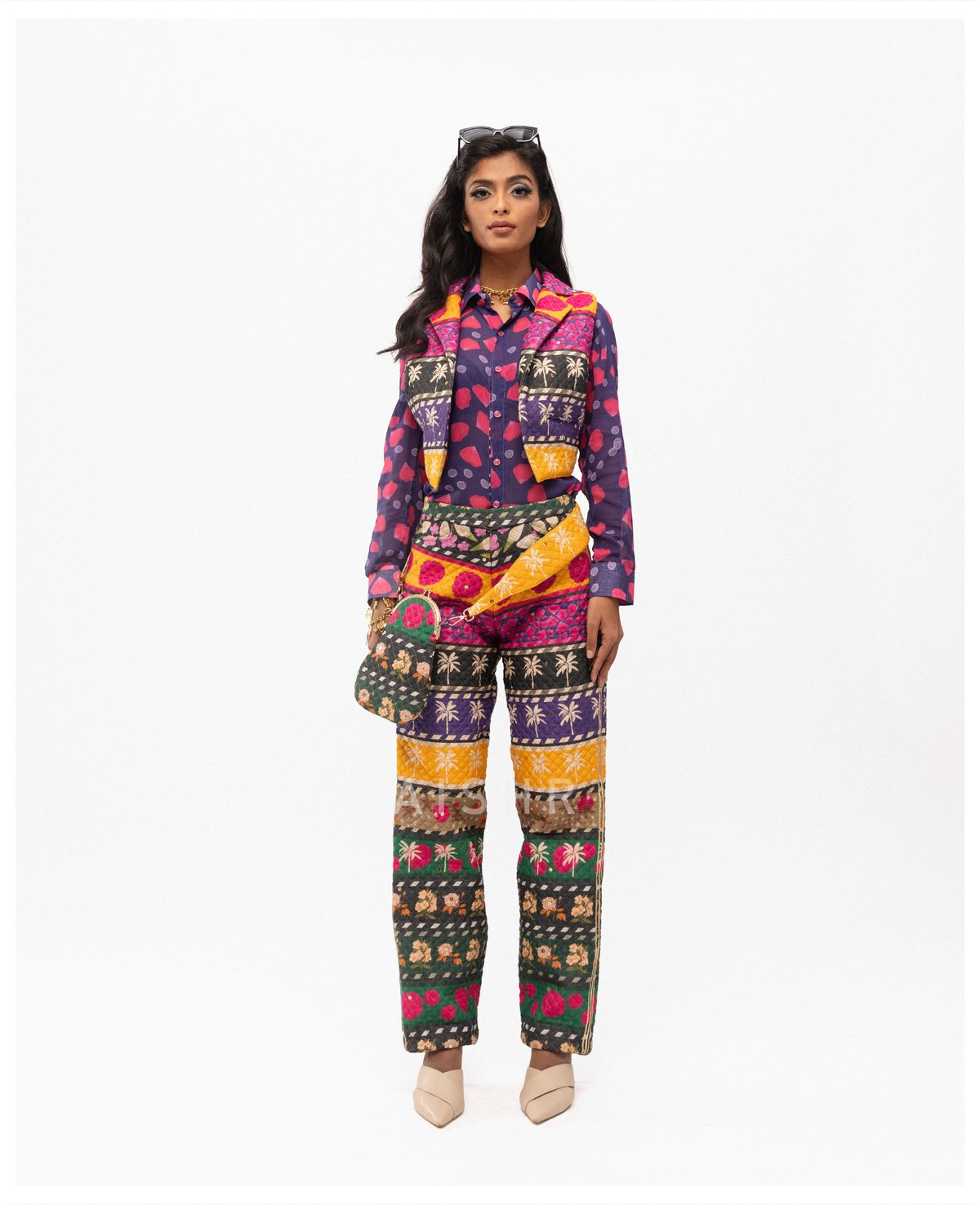 Ooty Roja Shirt with Power Quilted Pants and Power Quilted Vest Set - image 4