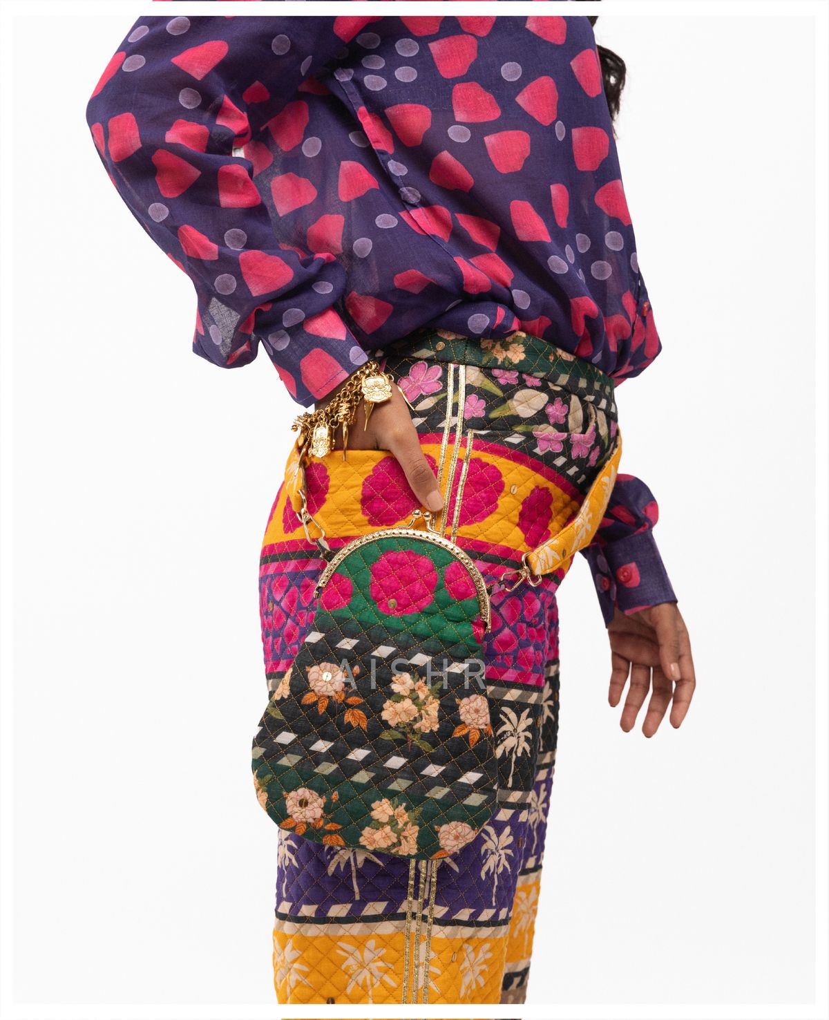 Ooty Roja Shirt with Power Quilted Pants and Power Quilted Vest Set - image 6