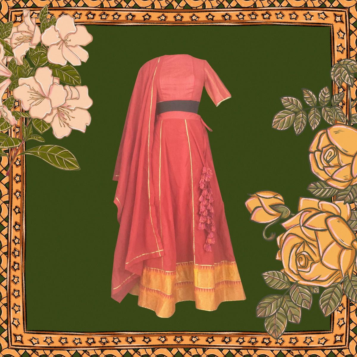 Stunning Red Lehenga - image 1